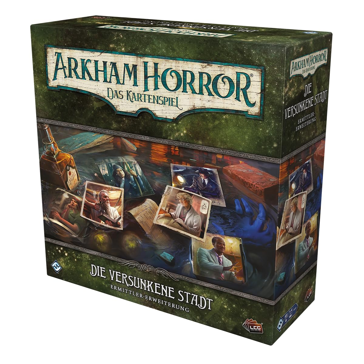 arkham-horror-das-kartenspiel-die-versunkene-stadt-ermittler-deutsch image 3