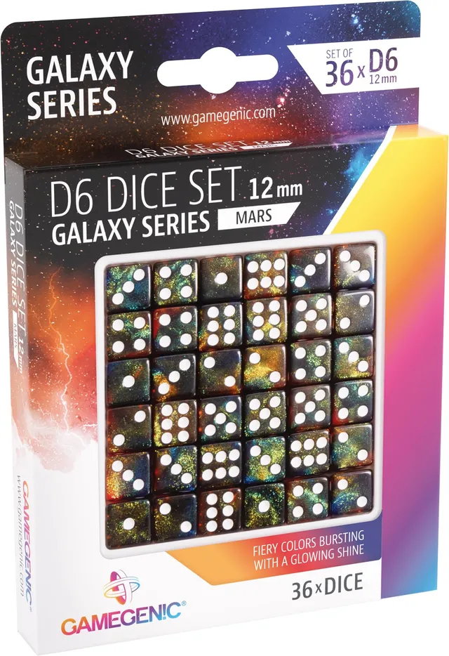 gamegenic-galaxy-mars-d6-w-rfel-set-36-w6-12mm-acryl image 1