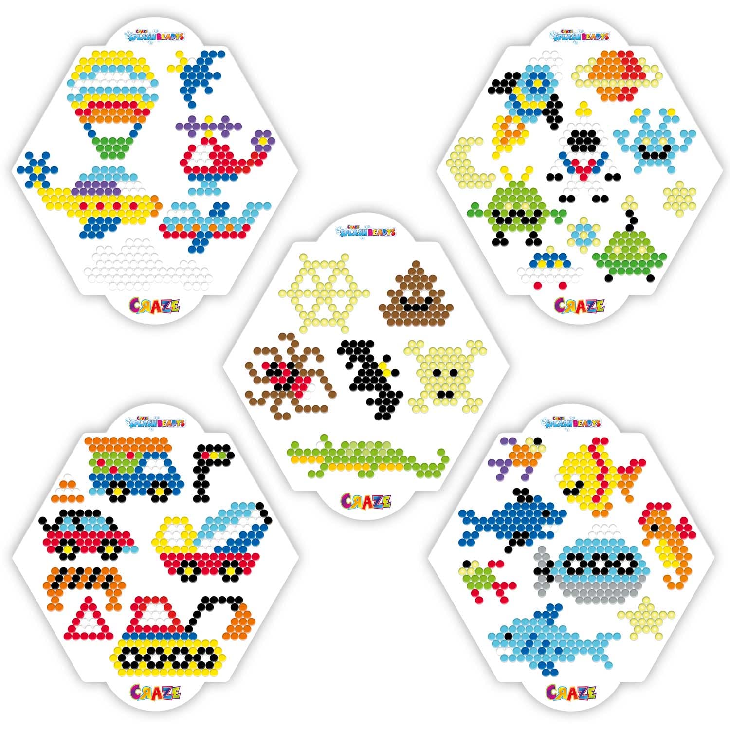 craze-splash-beadys-schablonen-5er-set-boys-bastelset image 3