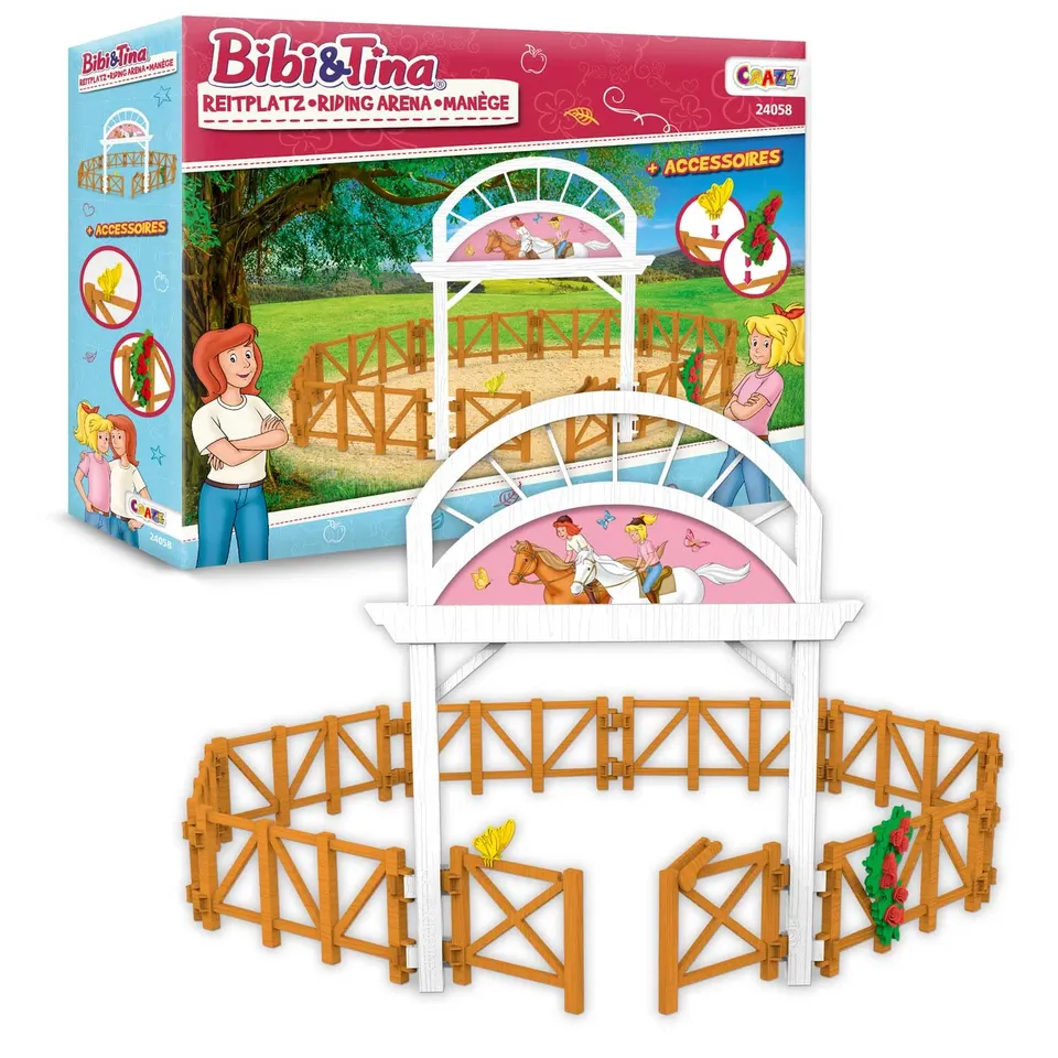 bibi-und-tina-reitarena-24058-spielset-martinshof-ab-3-jahren image 1