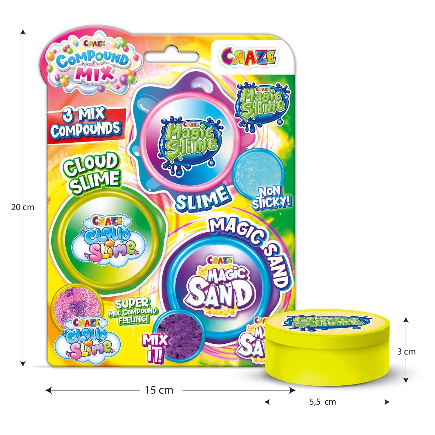 craze-magic-dough-mix-compound-set-knetsand-slime-3-tlg image 7