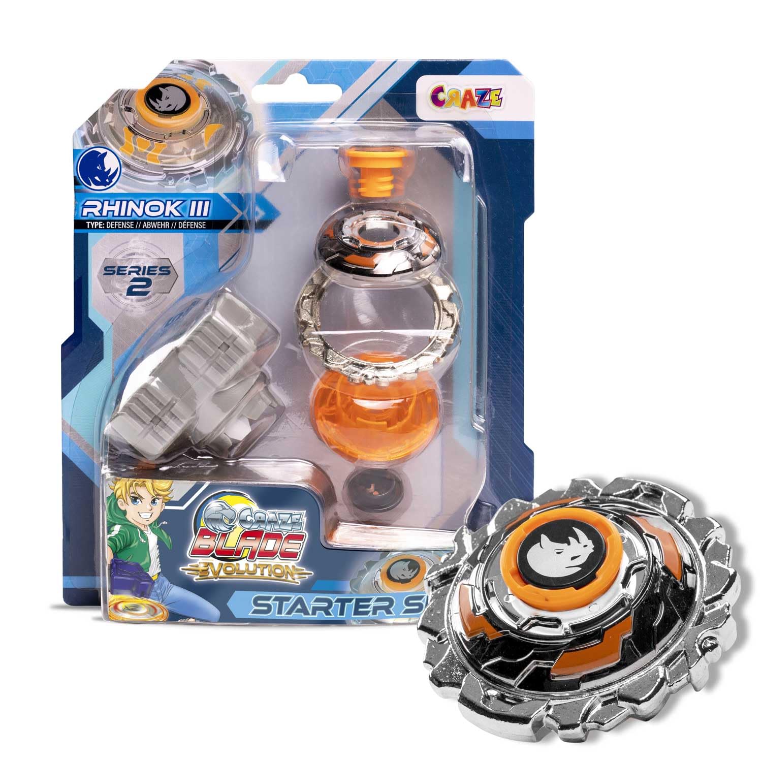 craze-blade-evolution-rhinok-kampfkreisel-starter-set-metall image 1