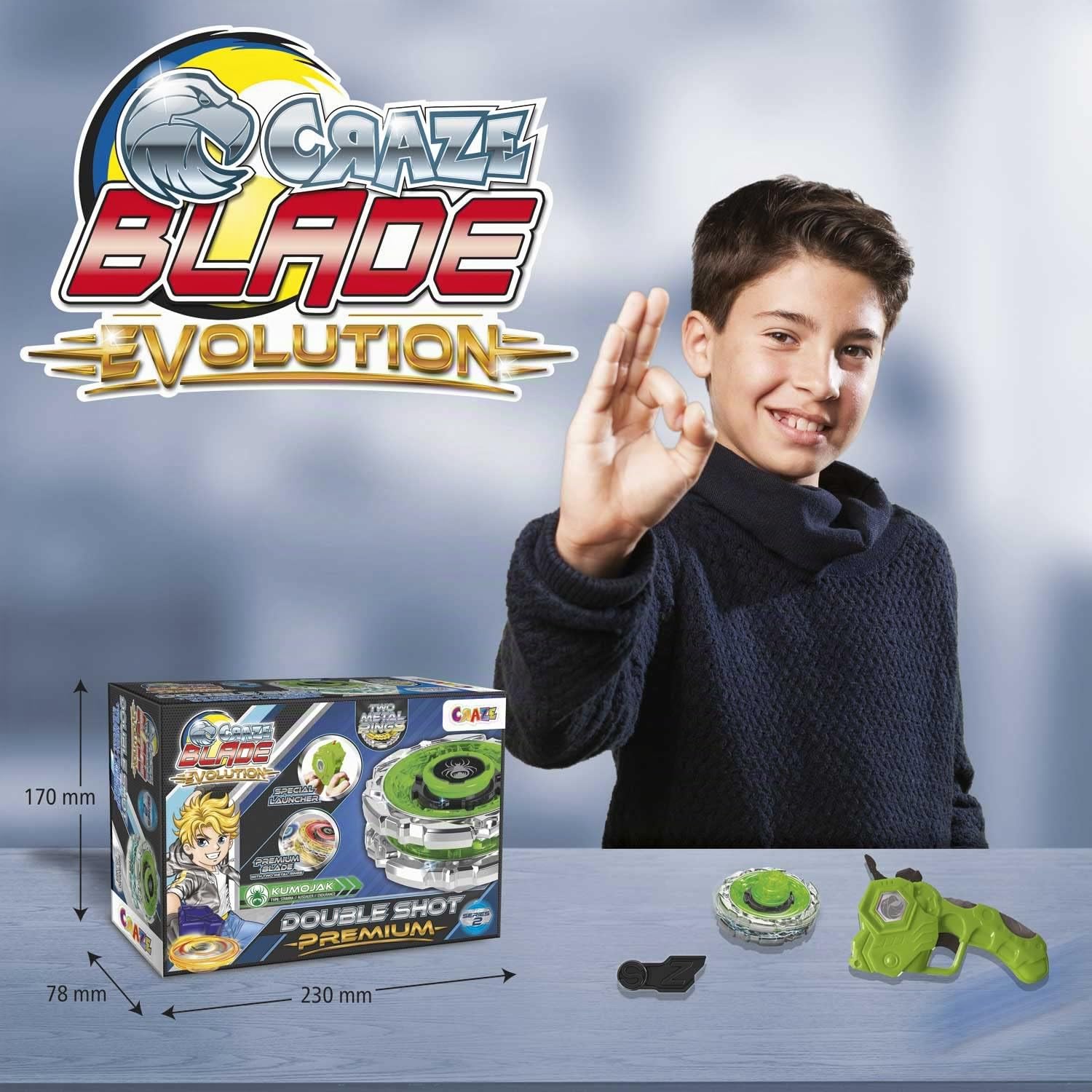 craze-blade-evolution-double-shot-premium-kampfkreisel-metall-gr-n image 6