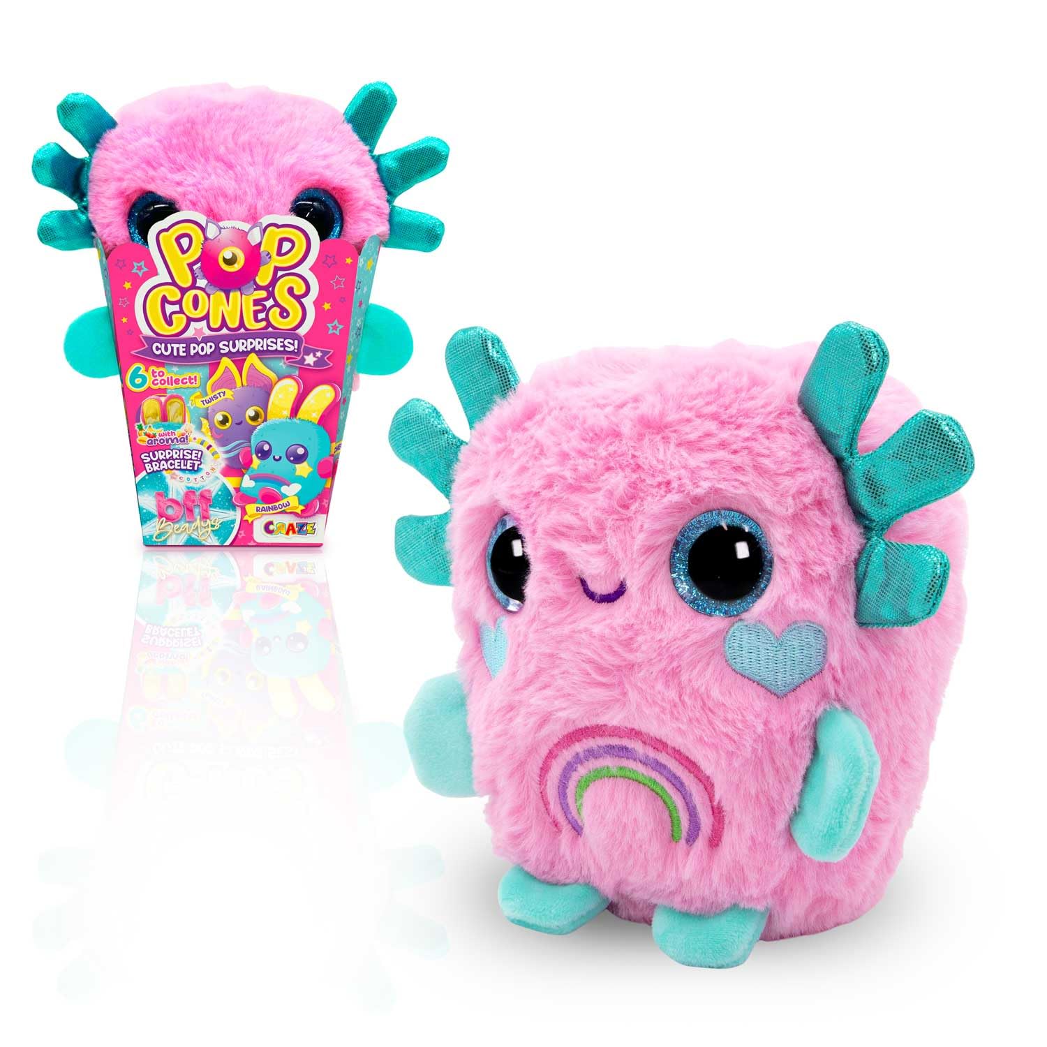 craze-squishpets-pop-cones-pl-schtier-bubble-mango-duft image 1