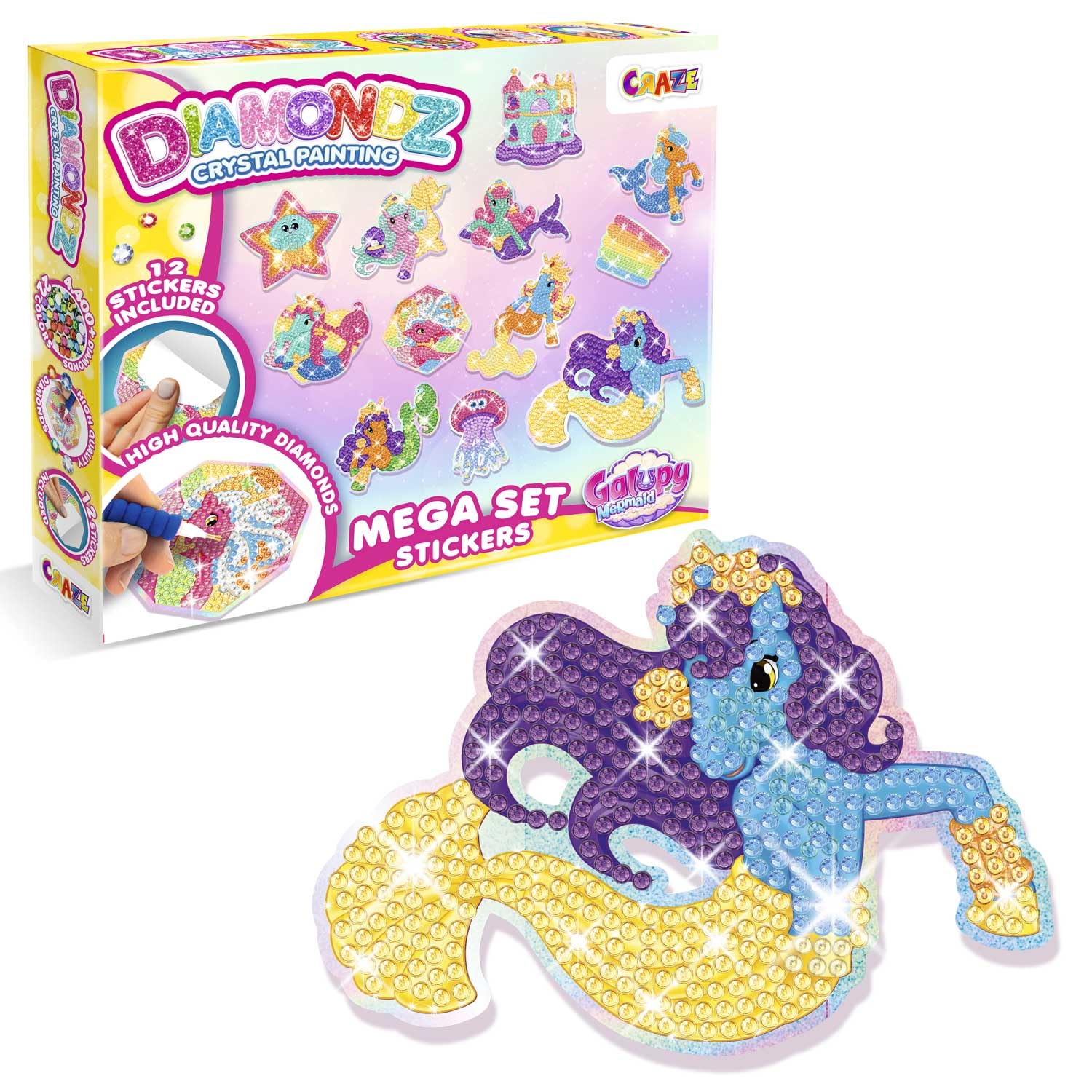 craze-diamondz-galupy-mermaid-sticker-diamond-painting image 1