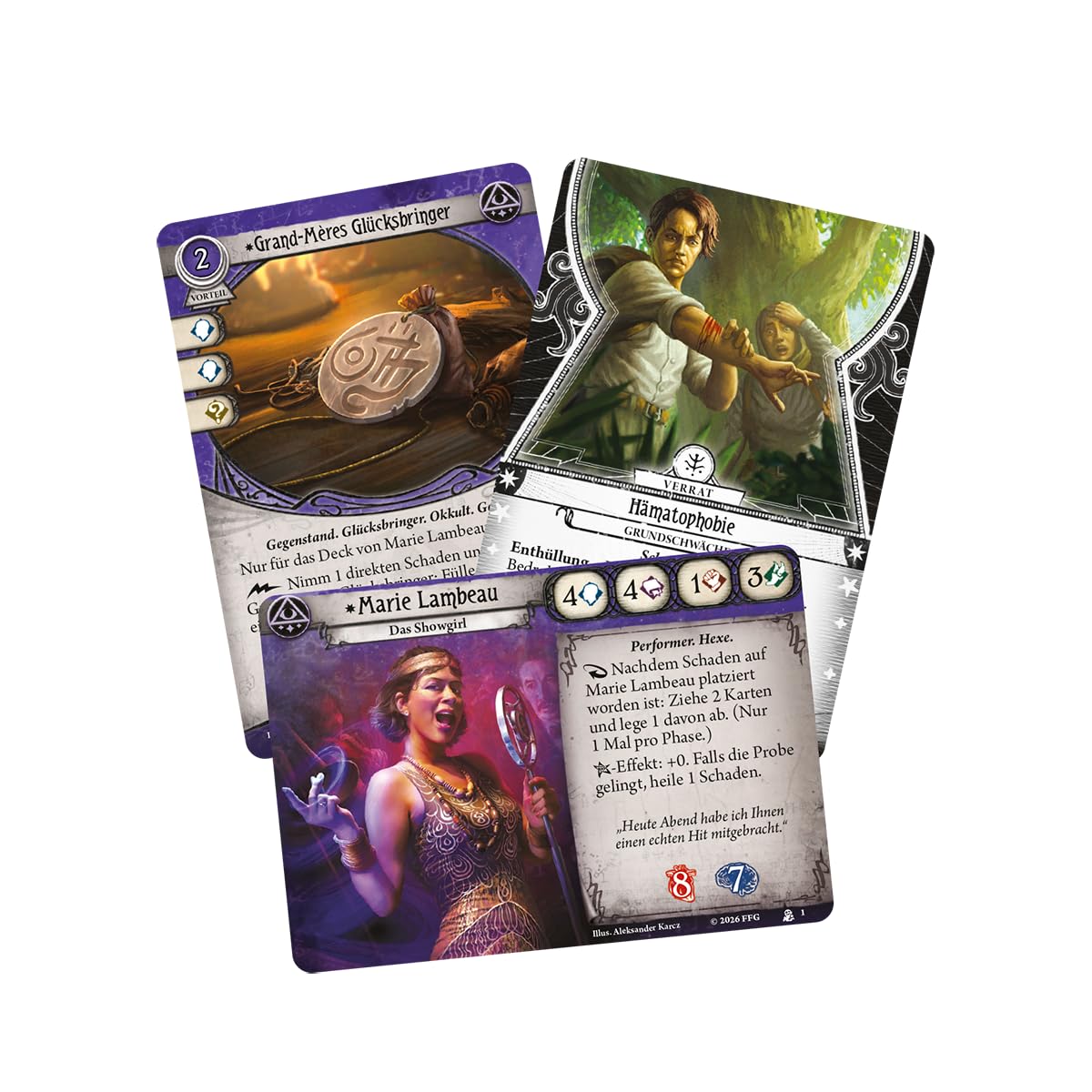 asmodee-arkham-horror-kartenspiel-marie-lambeau-deutsch image 5