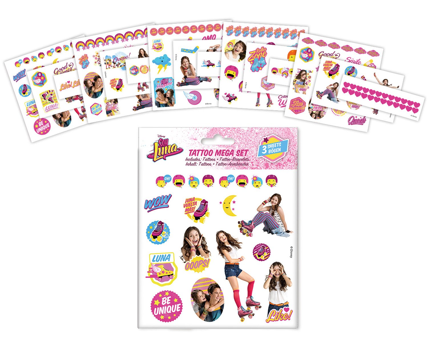 craze-tattoo-mega-set-disney-soy-luna-3-b-gen-sortiert image 7