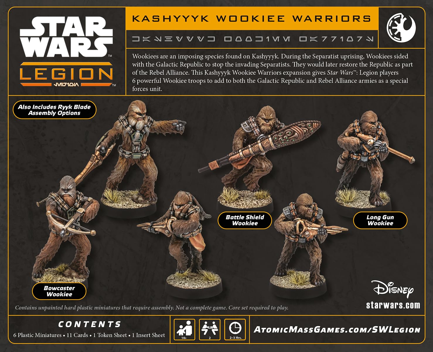star-wars-legion-kashyyyk-wookiee-krieger-tabletop-erweiterung-6-figuren image 4