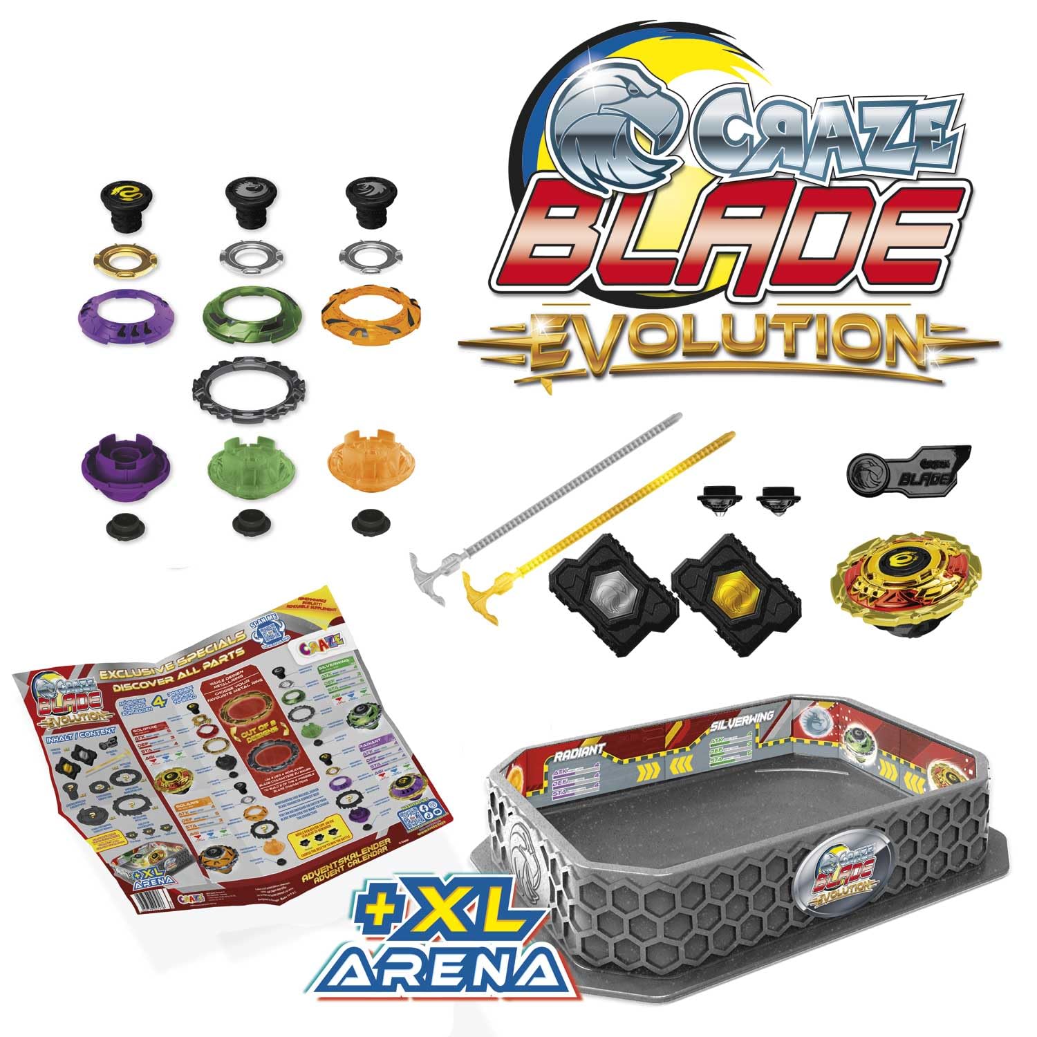 craze-blade-evolution-adventskalender-kampfkreisel-arena-24-tlg image 3