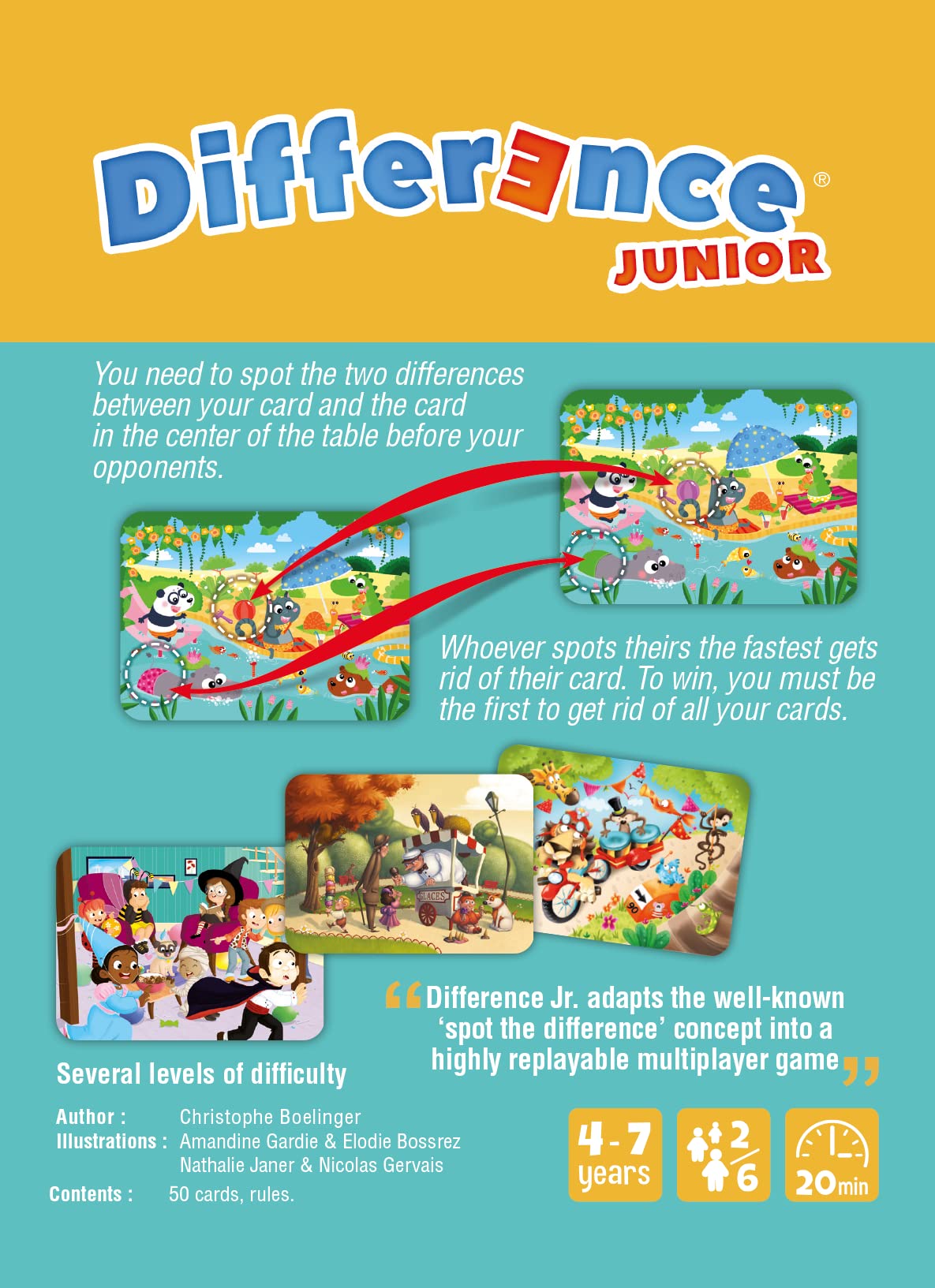 gigamic-difference-junior-kartenspiel-familienfreundlich-2-6-spieler image 3