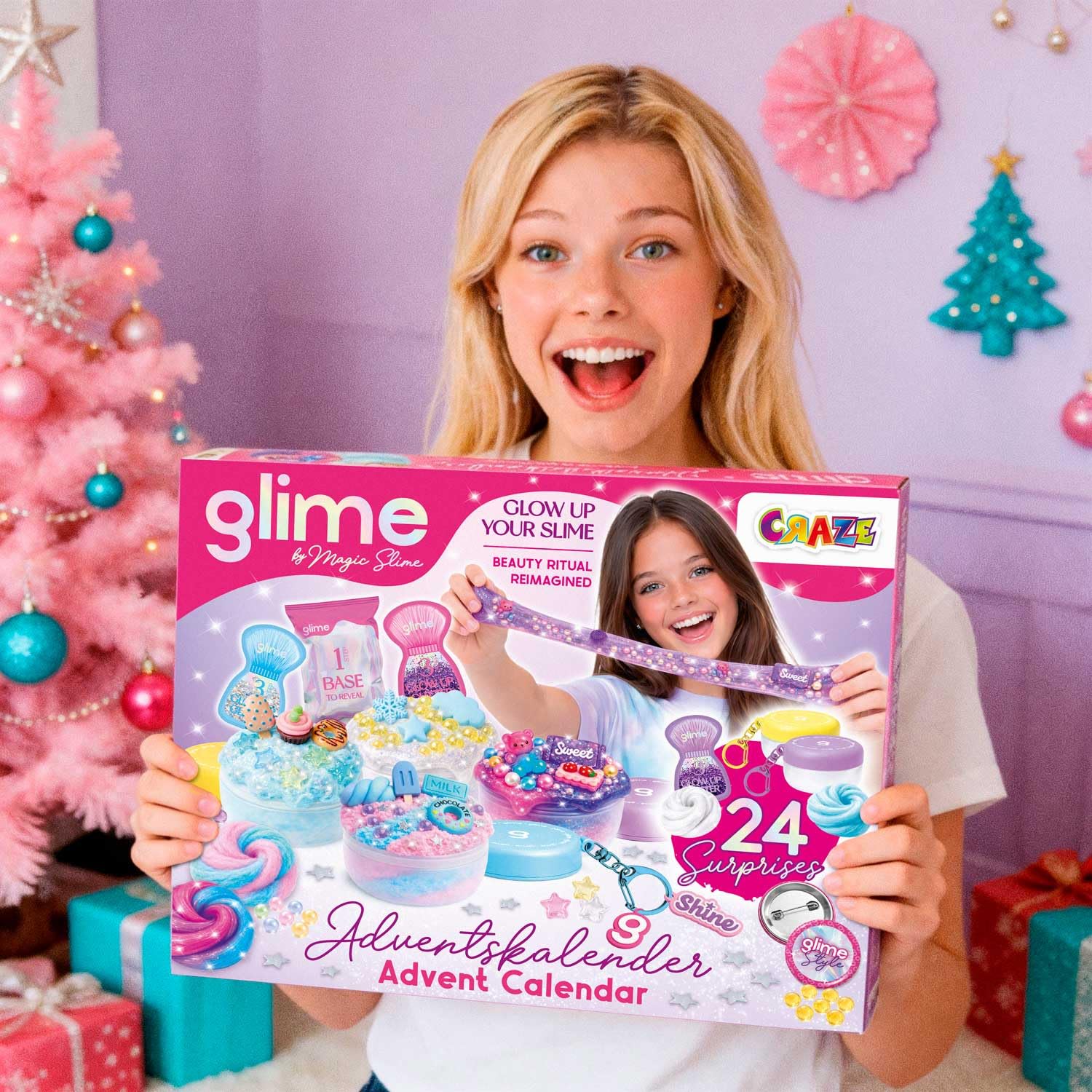 craze-magic-dough-glime-adventskalender-2026-slime-24-t-rchen image 4