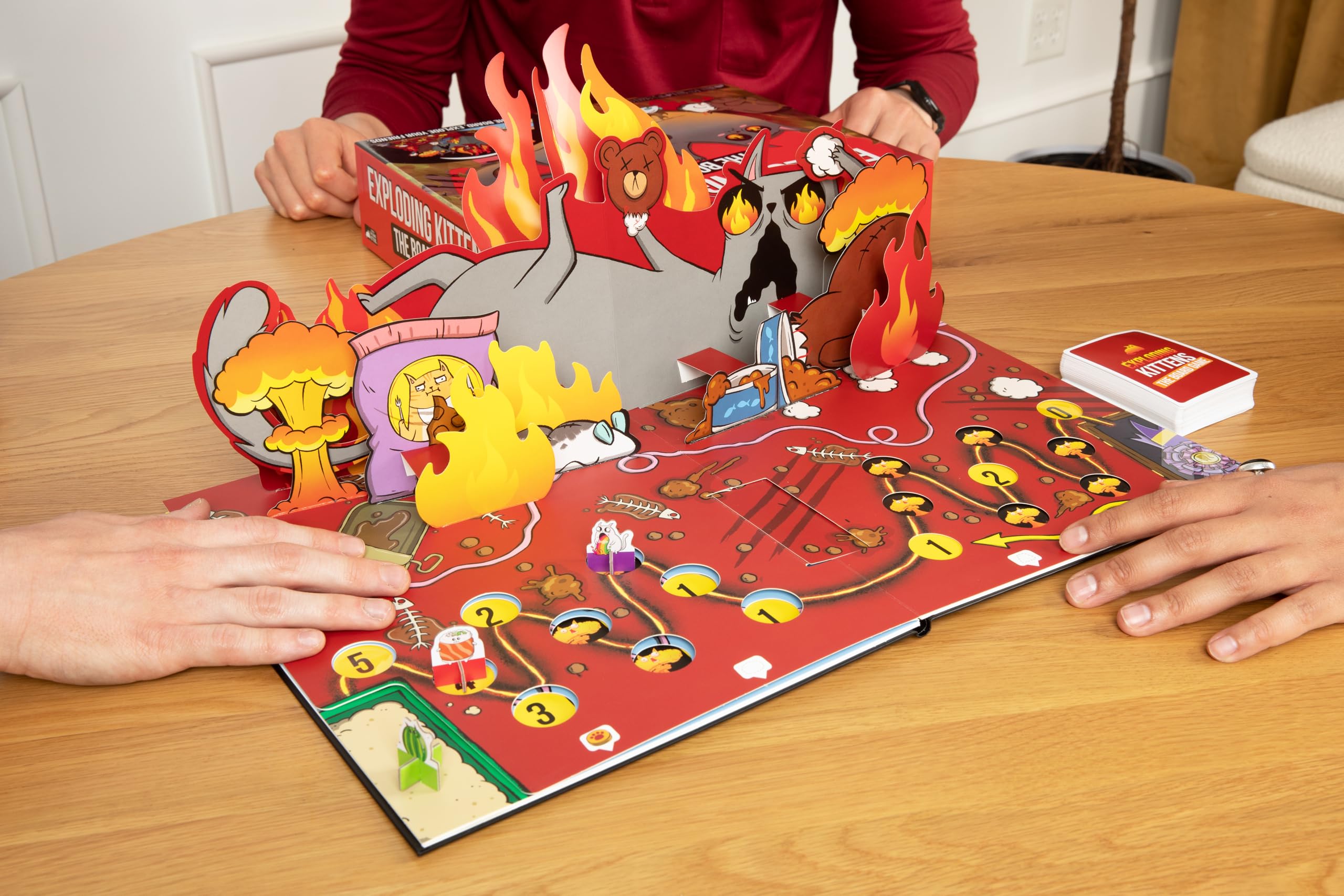 exploding-kittens-das-brettspiel-gesellschaftsspiel-deutsch-3d-spielfeld image 4