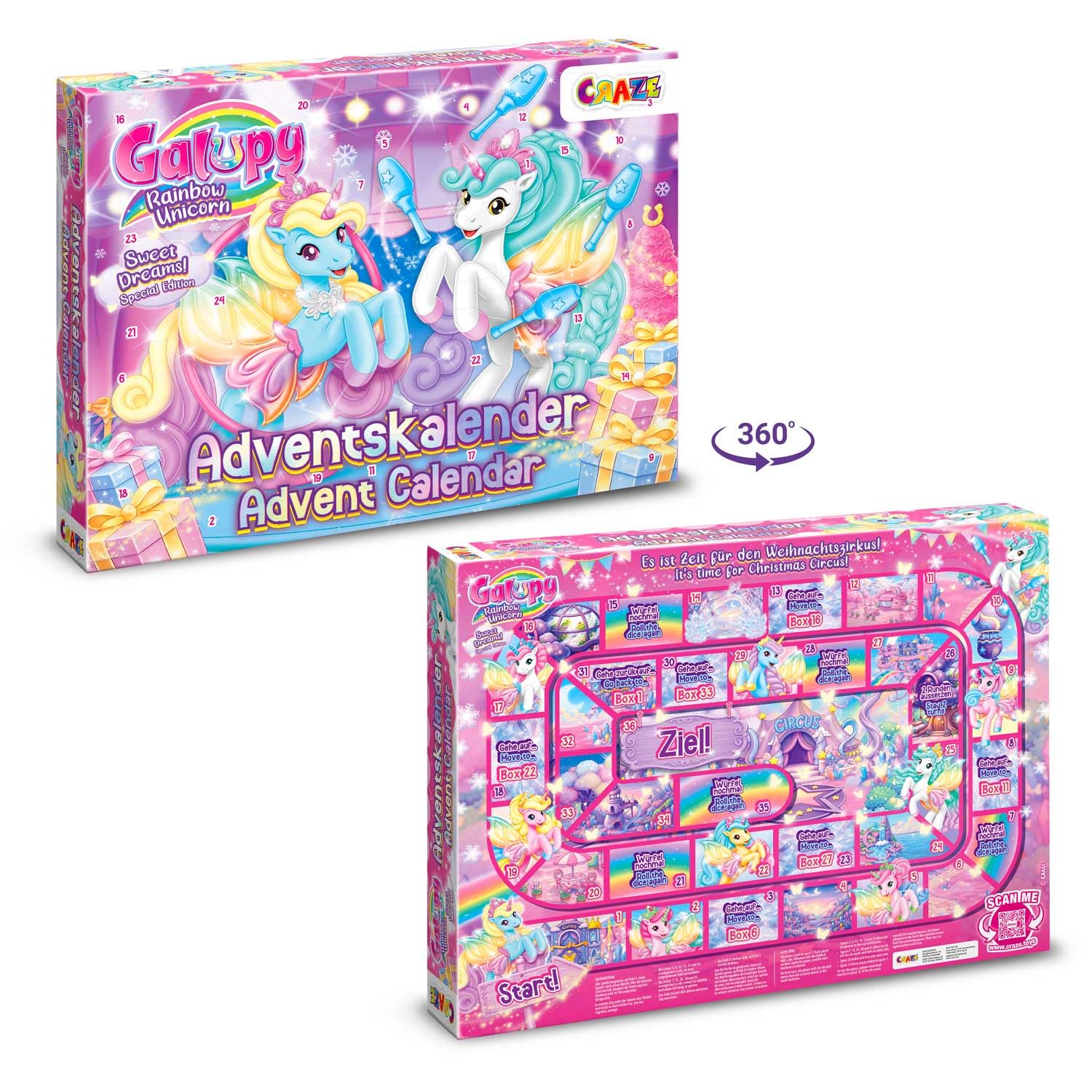 craze-galupy-unicorn-adventskalender-2026-eispalast-24-teile image 5