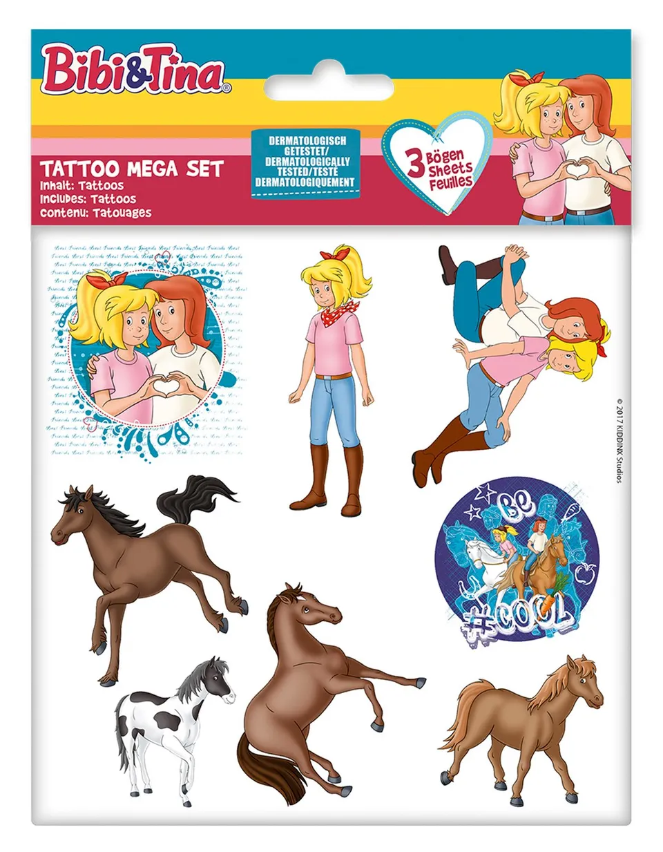 craze-bibi-und-tina-tattoo-mega-set-3-b-gen-sortiert image 1