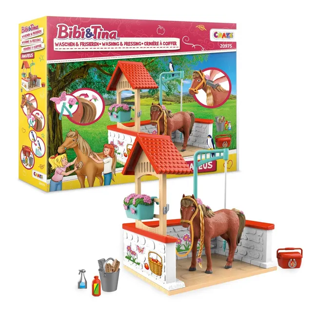 craze-bibi-und-tina-reiterhof-waschplatz-spielset-amadeus-ab-3-jahre image 1