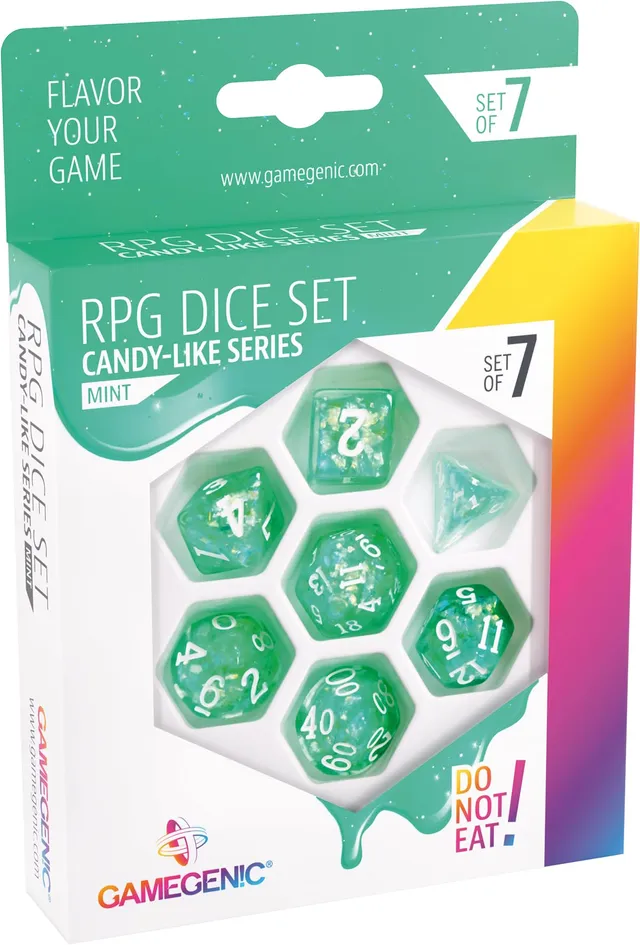 gamegenic-candy-like-mint-rpg-dice-set-7-w-rfel image 1