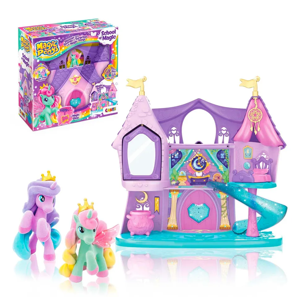 craze-galupy-unicorn-school-of-magic-spielset-mit-2-ponys image 1