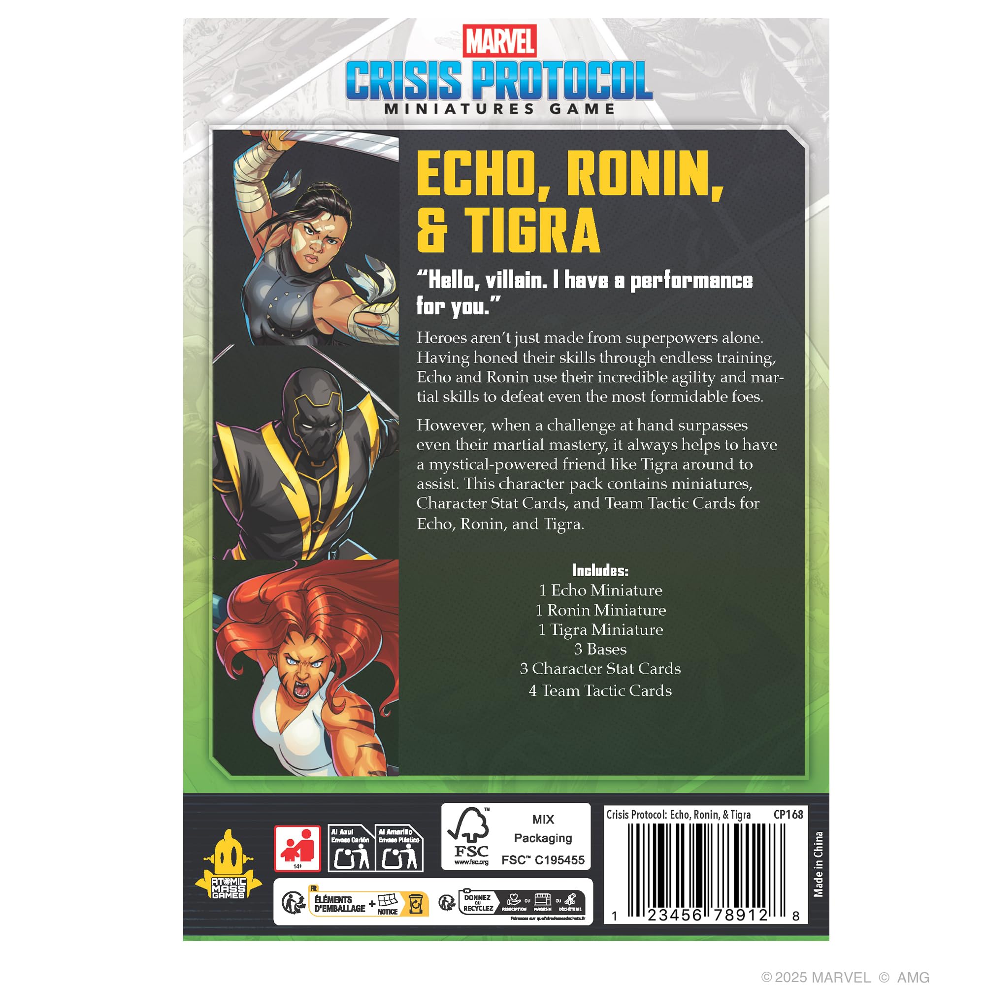 marvel-crisis-protocol-echo-ronin-tigra-character-pack image 2