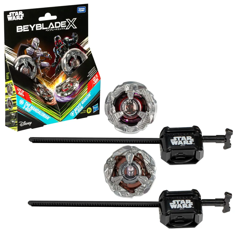 beyblade-x-star-wars-mandalorian-3-60f-vs-moff-gideon-set-kreisel image 1