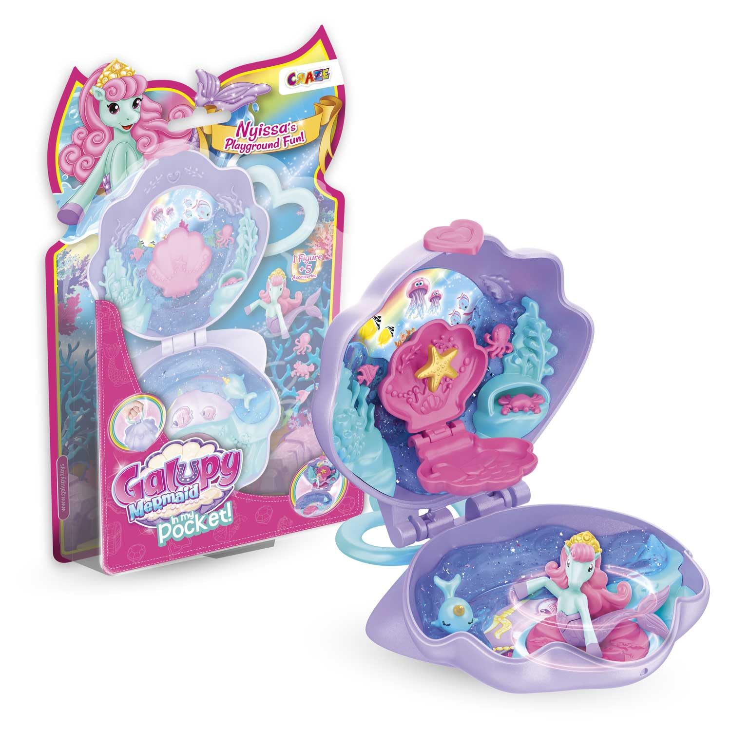 craze-galupy-rainbow-unicorn-spielset-karussell-mit-mini-figur image 8