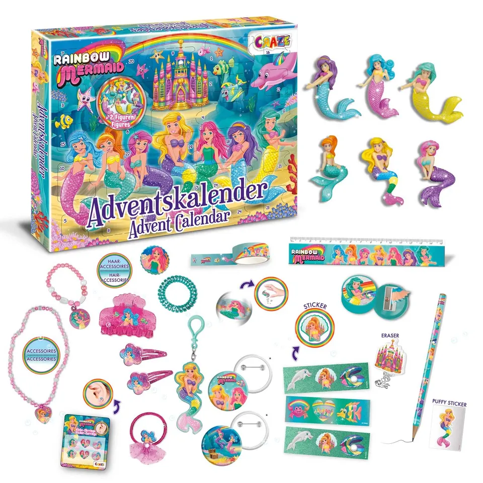 craze-galupy-mermaid-rainbow-mermaid-adventskalender-24-tlg-ab-3-j image 1