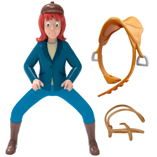 craze-bibi-und-tina-reitende-tina-spielfigur-mit-sattel-ab-3-j image 1