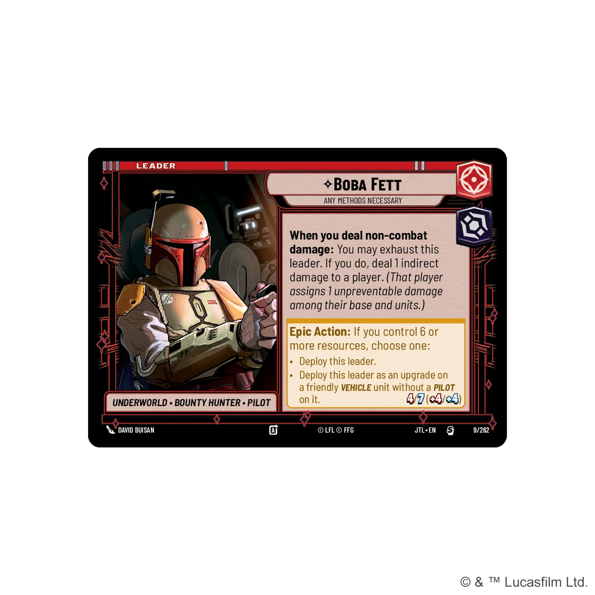 star-wars-unlimited-jump-to-lightspeed-boba-fett-deck-kartenspiel image 4