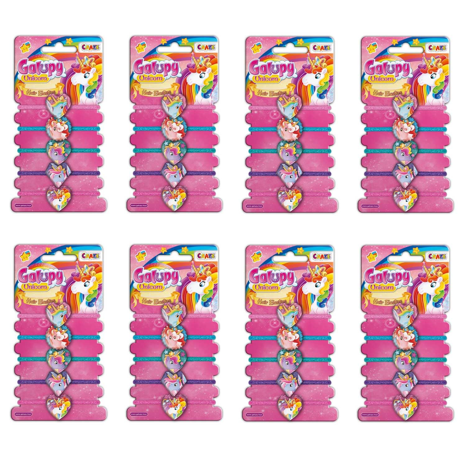 craze-galupy-unicorn-haargummis-m-dchen-40er-bunt image 5