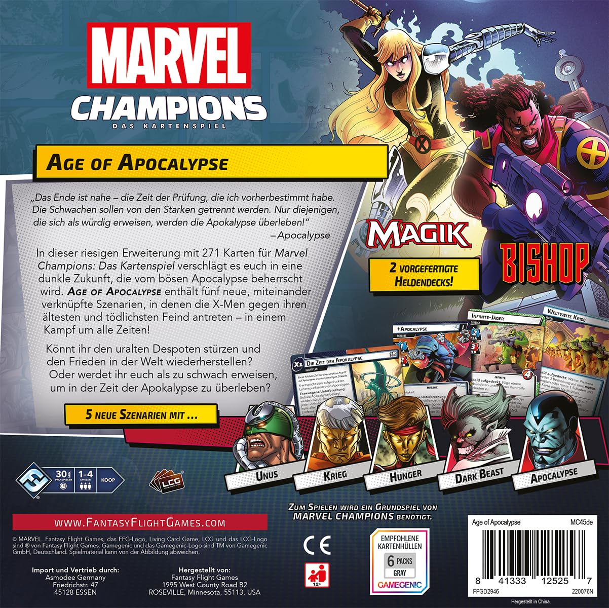 fantasy-flight-marvel-champions-age-of-apocalypse-kartenspiel image 4