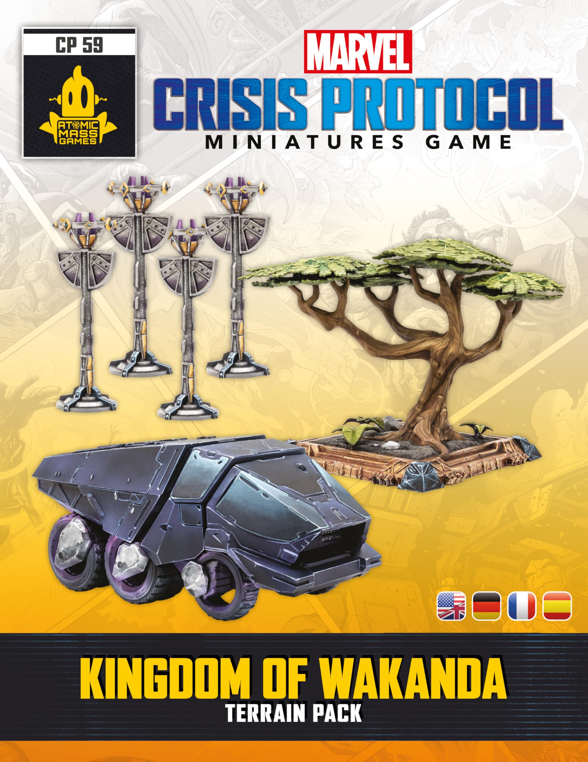 marvel-crisis-protocol-kingdom-of-wakanda-terrain-pack-erweiterung image 2