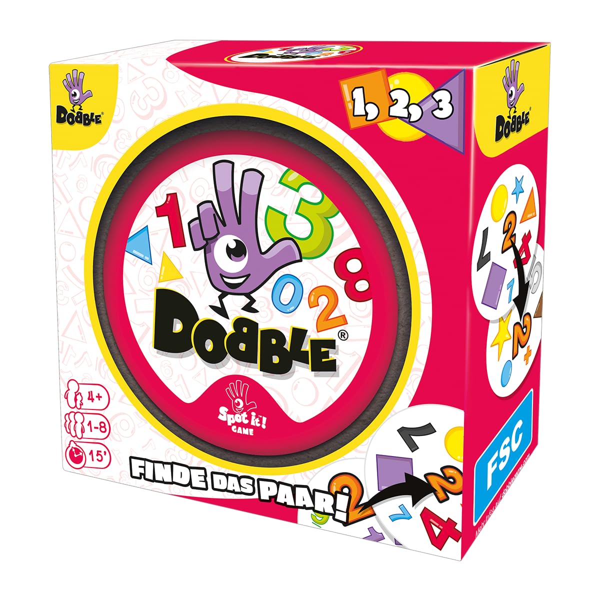 dobble-1-2-3-kartenspiel-kinderspiel-deutsch-blechdose-55-karten image 3