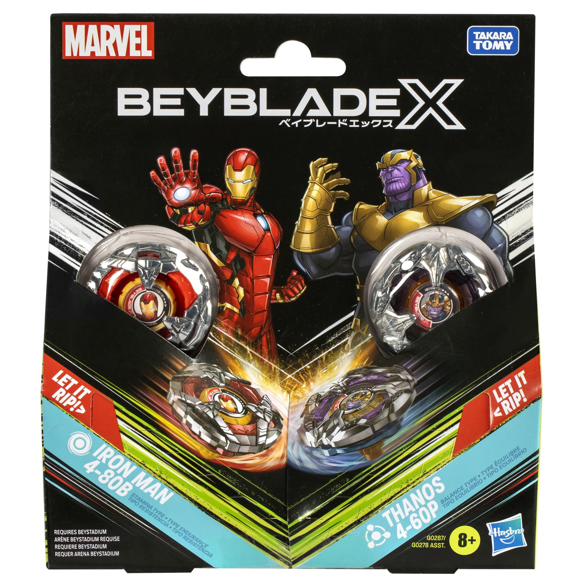 beyblade-x-marvel-iron-man-4-80b-vs-thanos-4-60b-multipack image 3