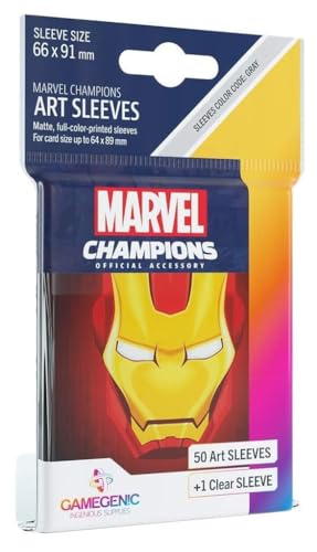 gamegenic-marvel-champions-sleeves-iron-man-50-st-ck image 5
