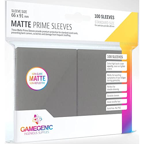 gamegenic-matte-prime-sleeves-kartenh-llen-dark-gray-100-st-ck image 5