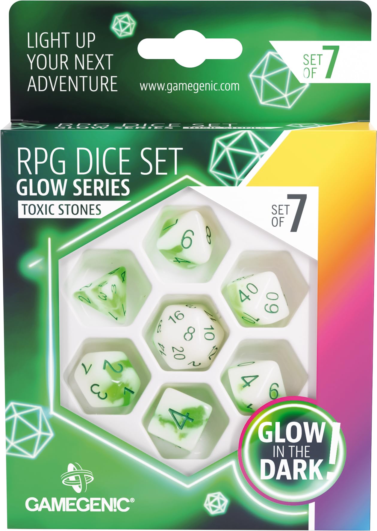 gamegenic-glow-toxic-stones-w-rfelset-7-teilig-leuchtend image 2