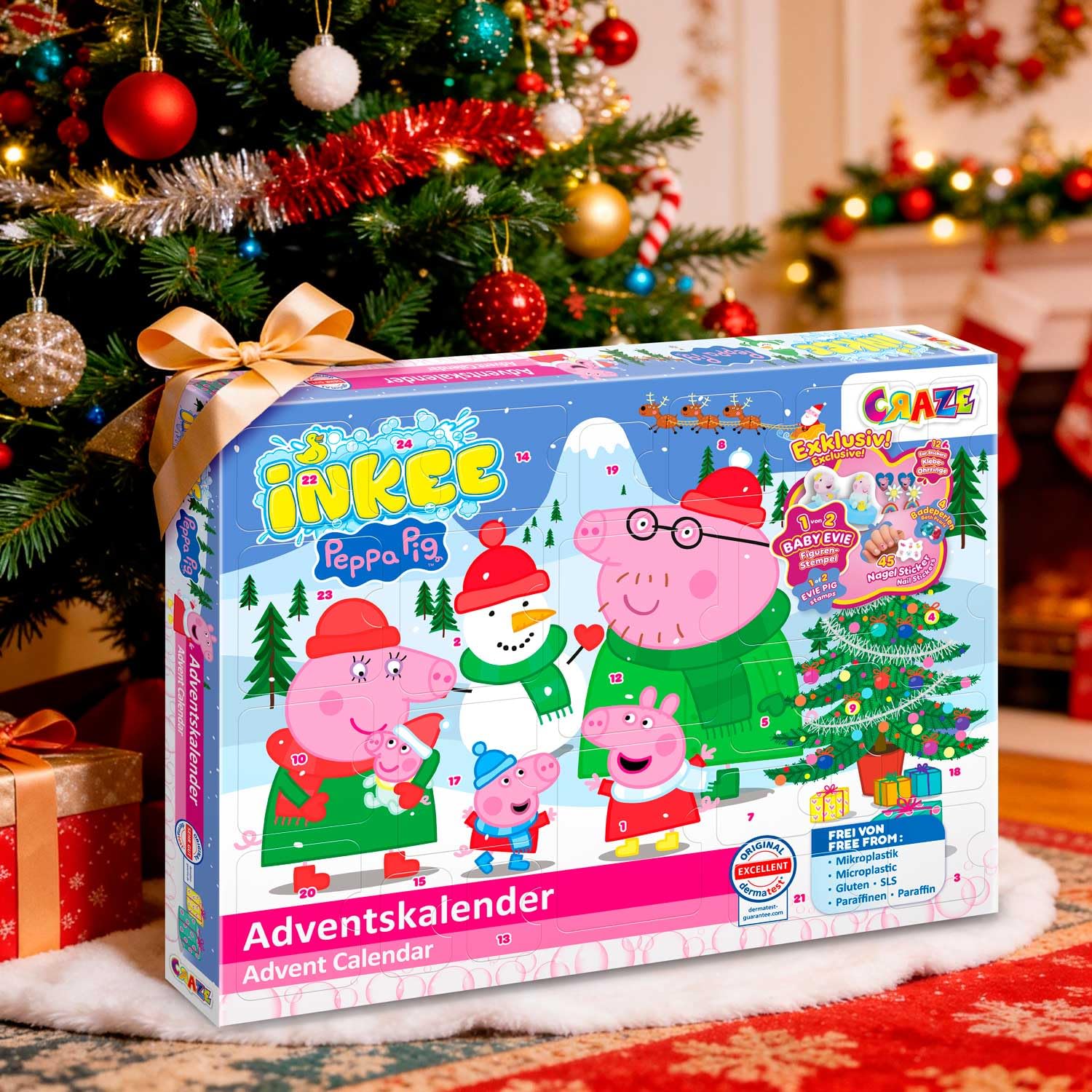 craze-inkee-peppa-pig-adventskalender-2026-bade-berraschungen image 7