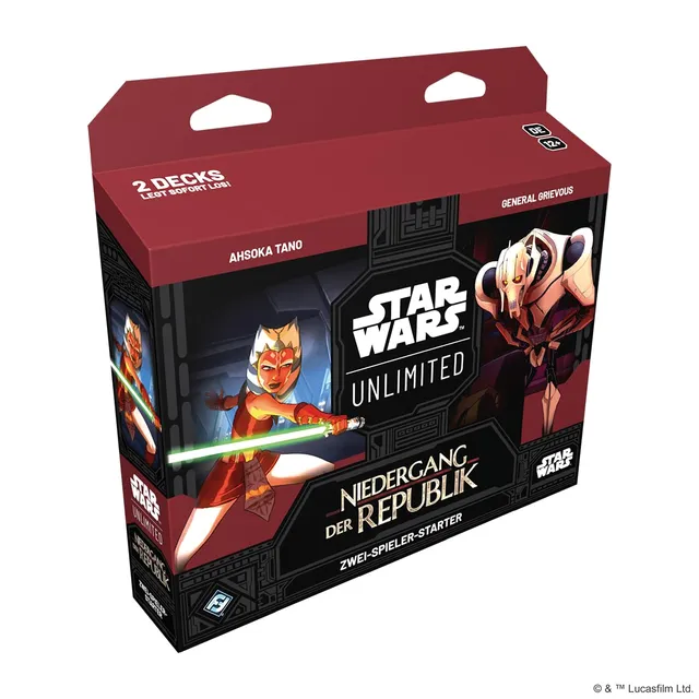 star-wars-unlimited-niedergang-der-republik-zwei-spieler-starter-tcg image 1