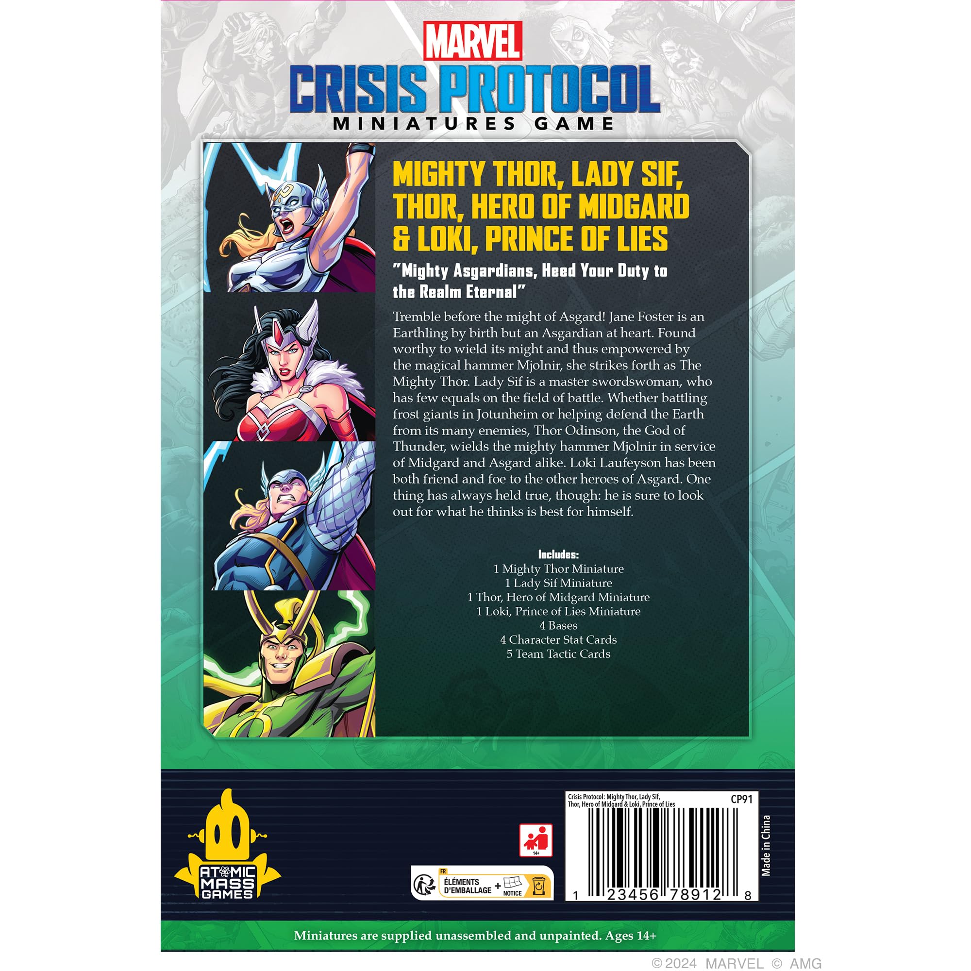 marvel-crisis-protocol-mighty-thor-lady-sif-erweiterung-4-figuren image 2