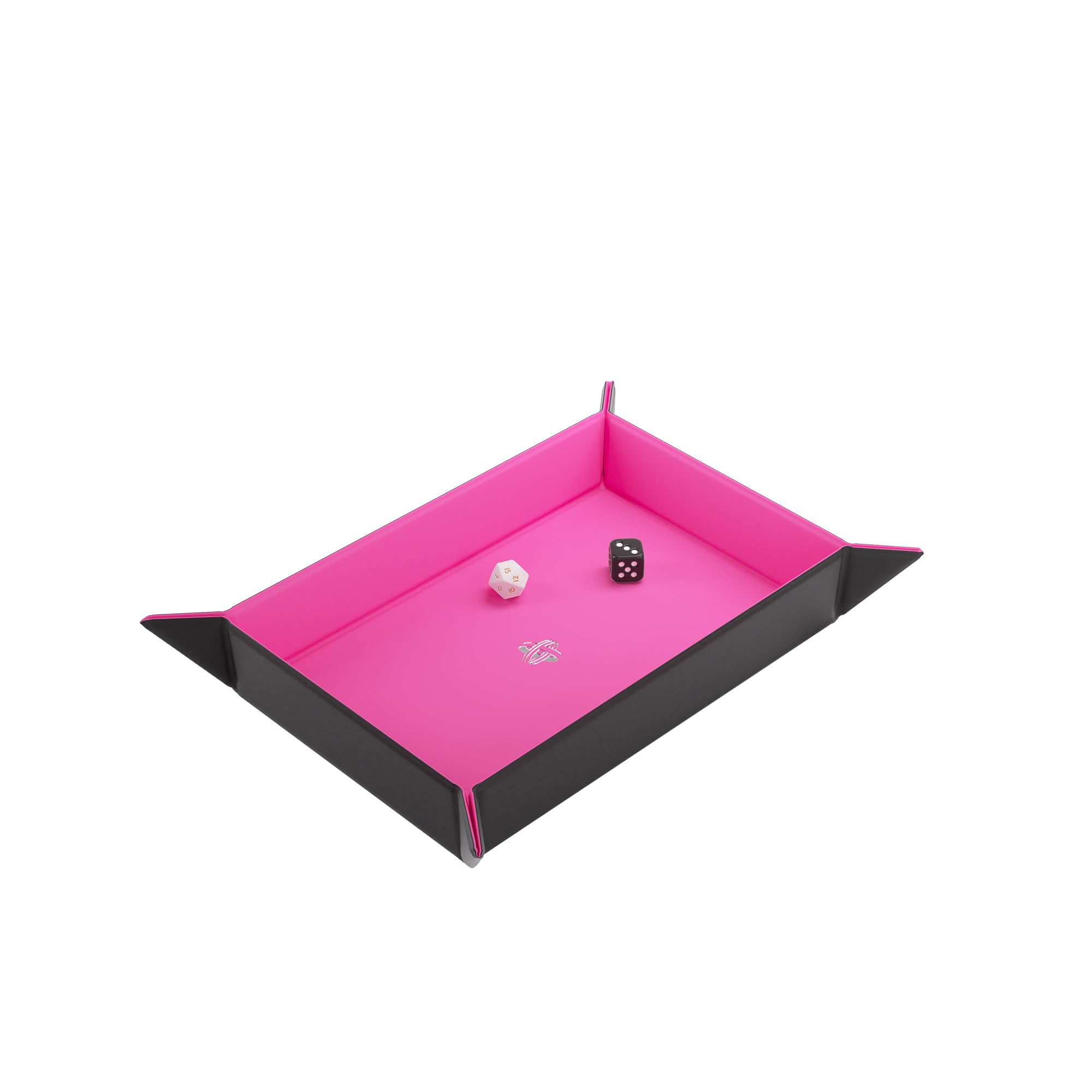 gamegenic-magnetic-dice-tray-rechteckig-w-rfelschale-schwarz-pink image 3