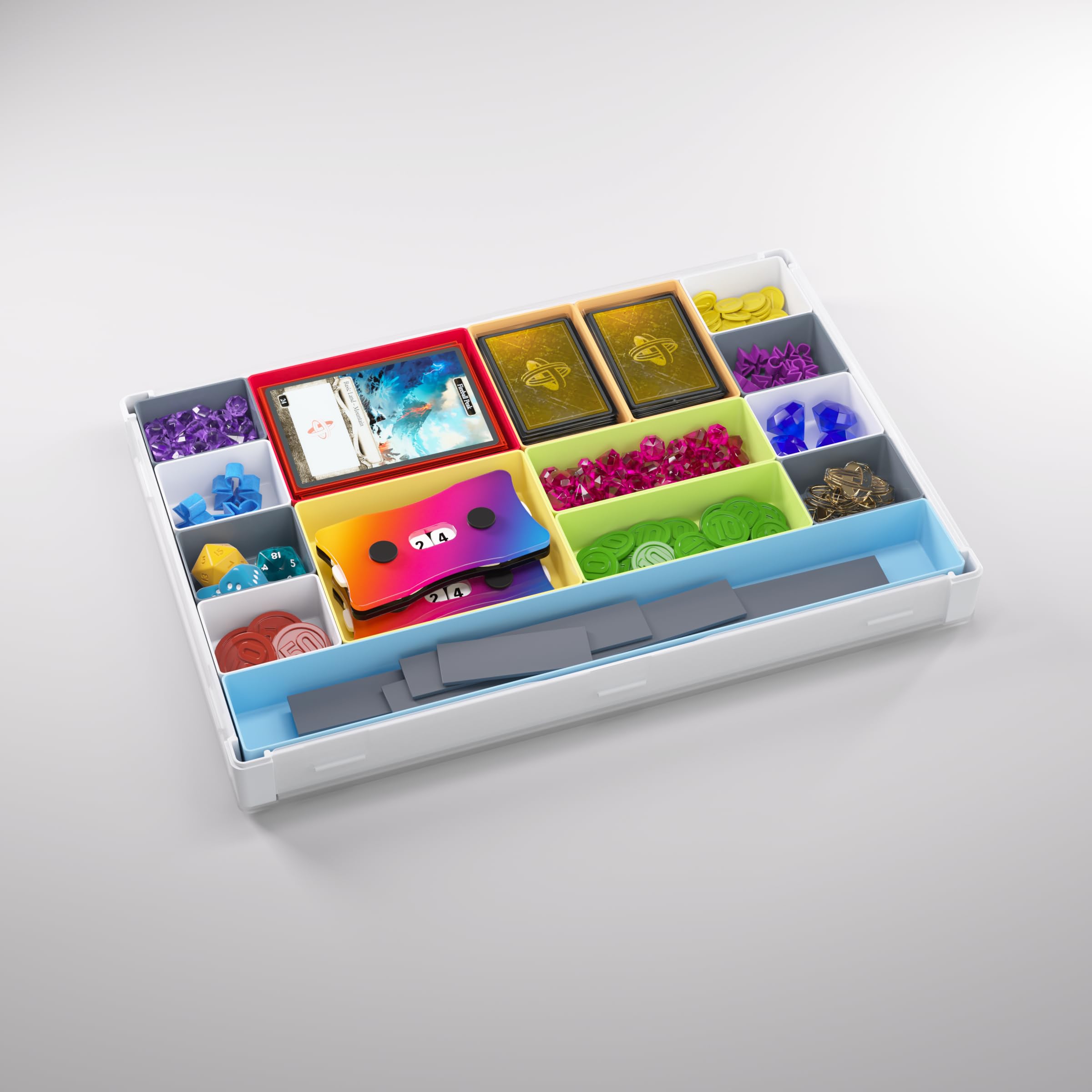 gamegenic-token-silo-xl-aufbewahrungsbox-wei-mehrfarbig-15-f-cher image 2