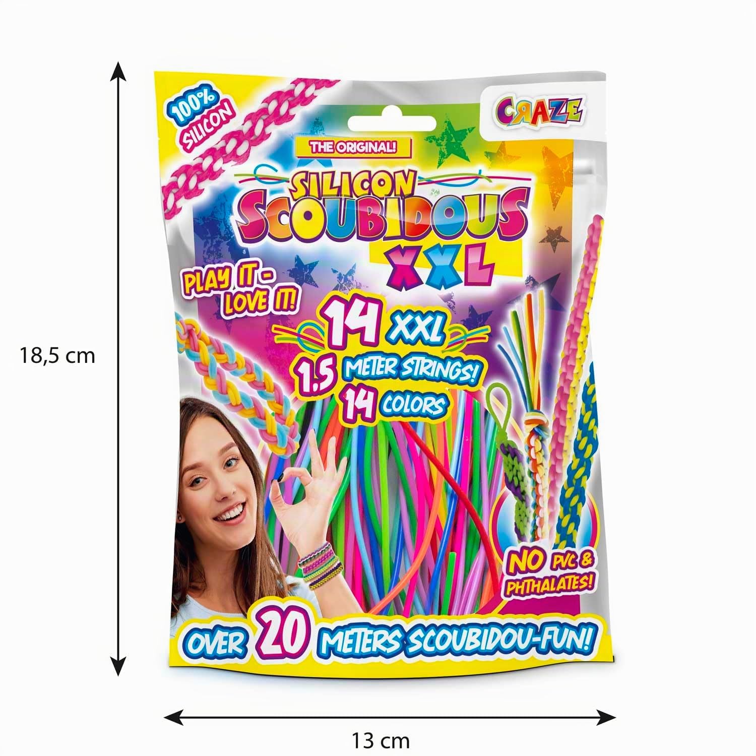 craze-scoubidou-b-nder-set-xxl-14-silikonb-nder-bastelset image 6