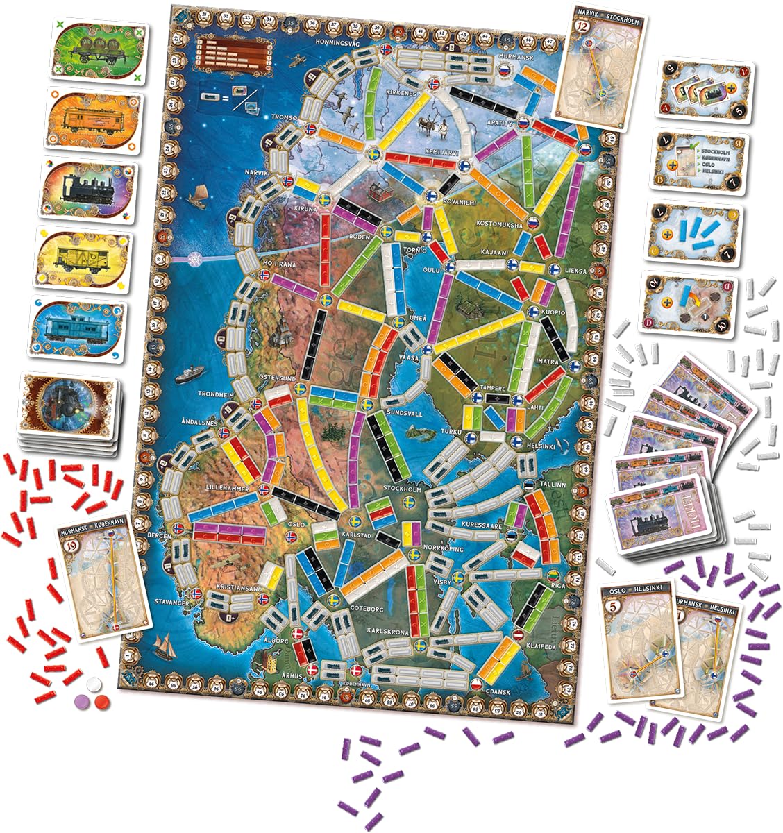 days-of-wonder-zug-um-zug-polarlichter-brettspiel-deutsch image 5