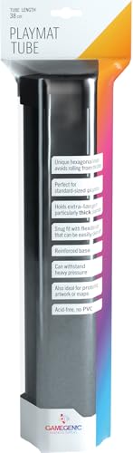 gamegenic-playmat-tube-spielmattentasche-schwarz-sechseckig image 8