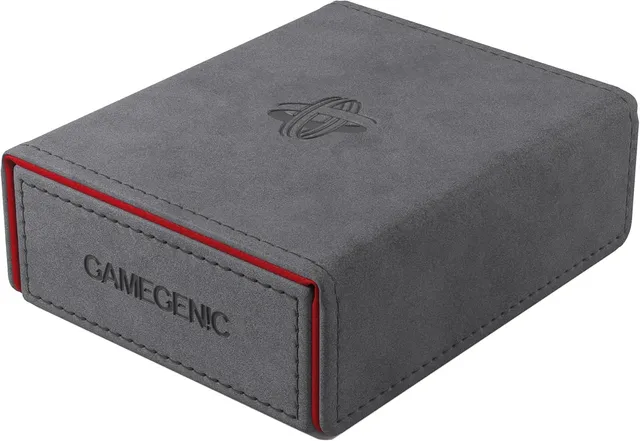 gamegenic-token-keep-kartenbox-grau-rot-mit-magnetverschluss image 1