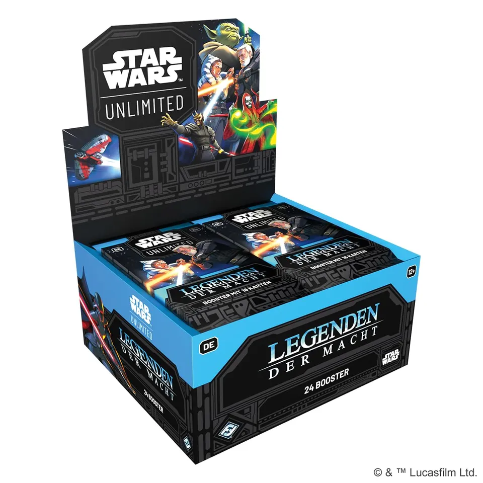 star-wars-unlimited-legenden-der-macht-sammelkarten-display-24-booster image 1