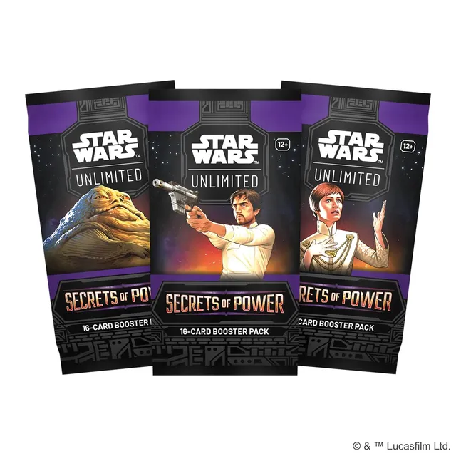 star-wars-unlimited-secrets-of-power-tcg-booster-16-karten image 1