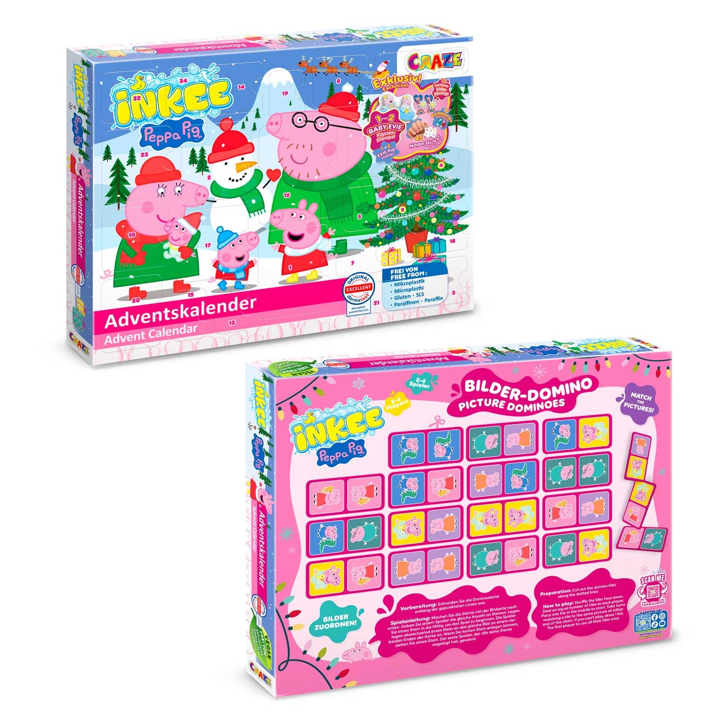 craze-inkee-peppa-pig-adventskalender-2026-bade-berraschungen image 6