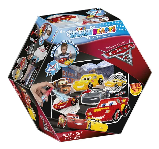 craze-splash-beadys-cars-play-set-wasserperlen-bastelset image 1