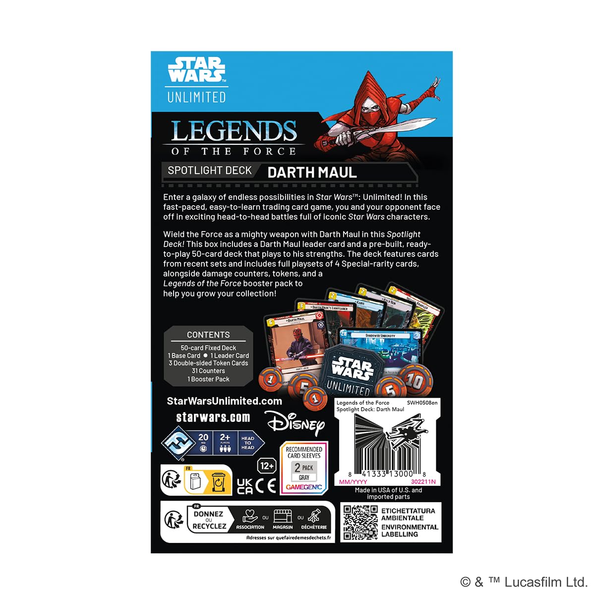star-wars-unlimited-legends-of-the-force-darth-maul-deck image 3
