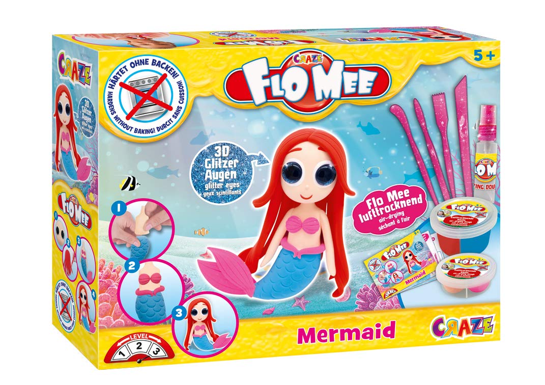 craze-magic-dough-flo-mee-mermaid-knete-meerjungfrau-set image 2